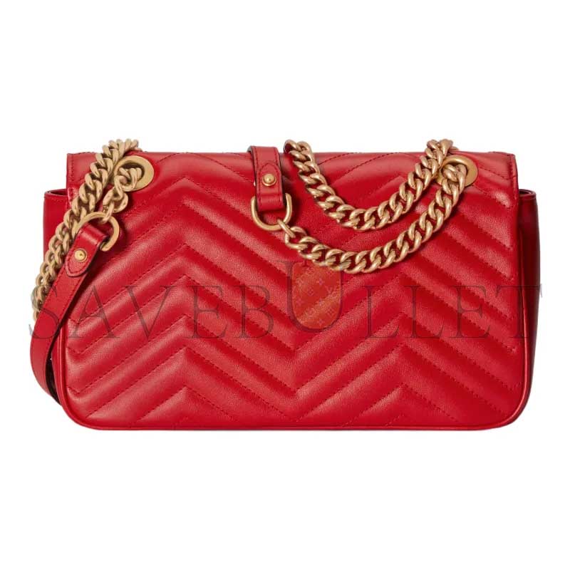 GUCCI MARMONT SMALL MATELASSE SHOULDER BAG 443497 (26*15*7cm)
